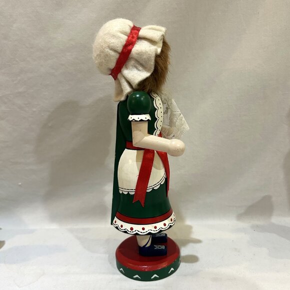 Nutcracker Village Clara Girl Green Dress 1997 Christmas Holiday Nutcracker - Picture 6 of 9